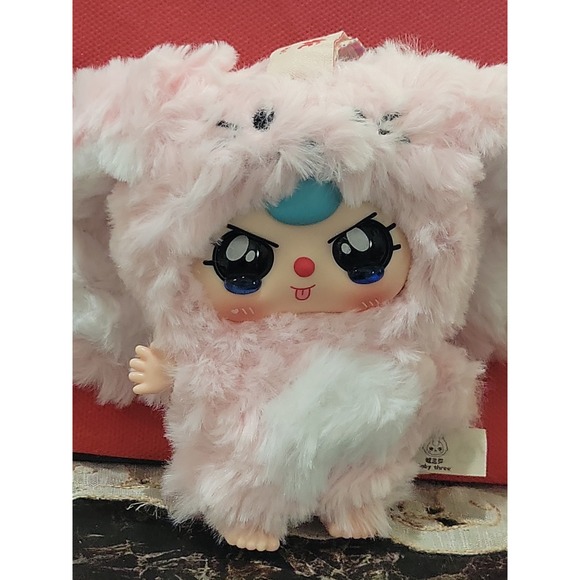 Cureplaneta Other - Baby Three The Lovely Series Plush Pink Rabbit Crying Eyes Confirmed.